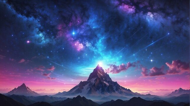 Lofi Astral Landscape Wallpapper