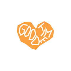 The design of the words 