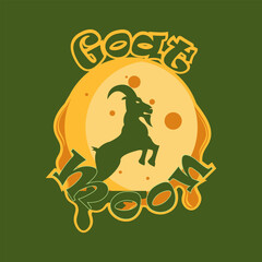 goat and moon logo