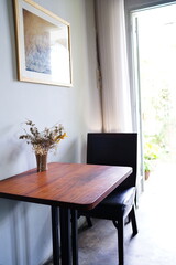 room interior with table