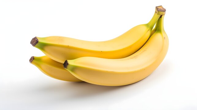 The photo of Banana on white background
