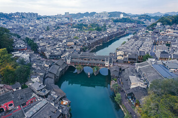 Obraz premium Beautiful scenery of Fenghuang ancient town