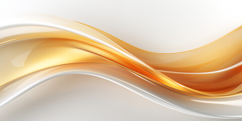 White and Golden Wave