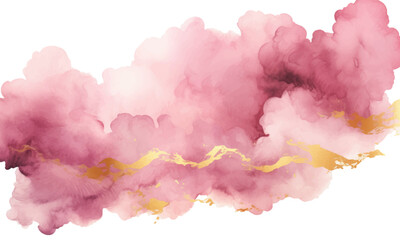 watercolor pink gold background