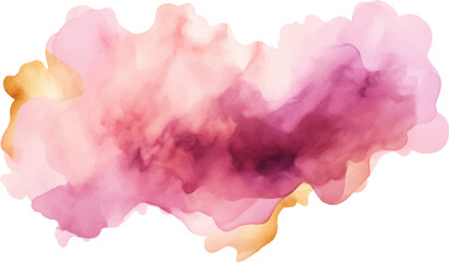 watercolor pink gold background