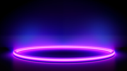 Neon Light Background Ring Style