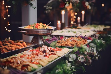 Wedding Event Table Food Catering