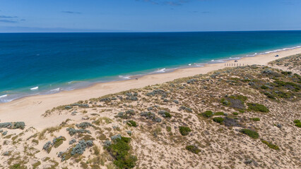 4 Wheel driving along the beach in Western Australia