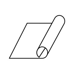 Fototapeta premium vector rolled paper for design