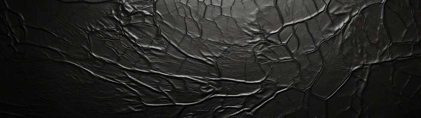 Sophisticated Black Crocodile Leather Texture