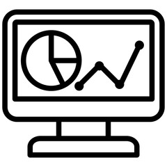 User Dashboard Outline Icon