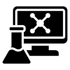 Virtual Labs Glyph Icon