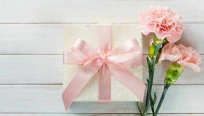 Mother's Day gifts and carnations