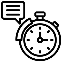 Time Frame Outline Icon