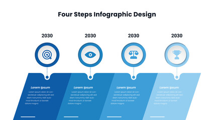 Infographic design template presentation, Timeline infographic