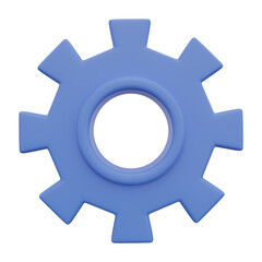 3D Gear Icon