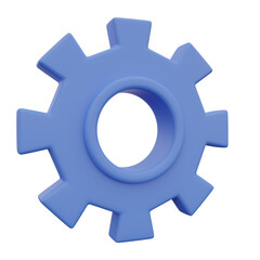3D Gear Icon