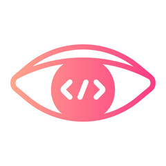 code review gradient icon