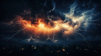 Dark Sky Heavy Clouds Converging Violent, Wallpaper Pictures, Background Hd 