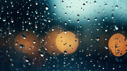 Drops Rain On Window Glass, Wallpaper Pictures, Background Hd 