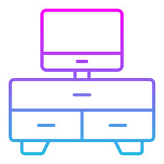 Tv Table Icon