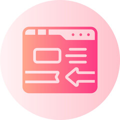 integrating gradient icon