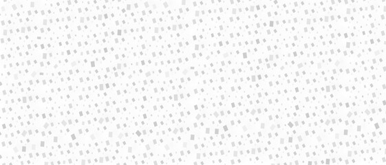 Vector Light silver rectangular glitter confetti background White festive texture.