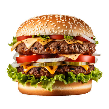 hamburger png image _ food image _ fast food images _ Indian food image _ hamburger in isolated white background