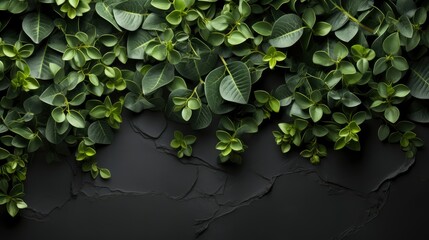 Beautiful Green Decorative Plant On Gray, Wallpaper Pictures, Background Hd 