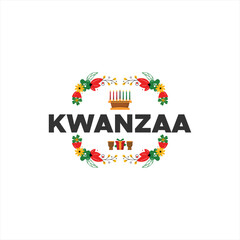 Kwanzaa Banner Element Vector Design