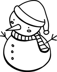 Christmas Snowman Jolly Holiday