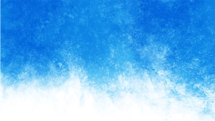 Abstract blue watercolor background.Hand painted watercolor. vector