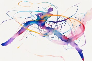 Fototapeta premium Beautiful hand drawn wallpaper