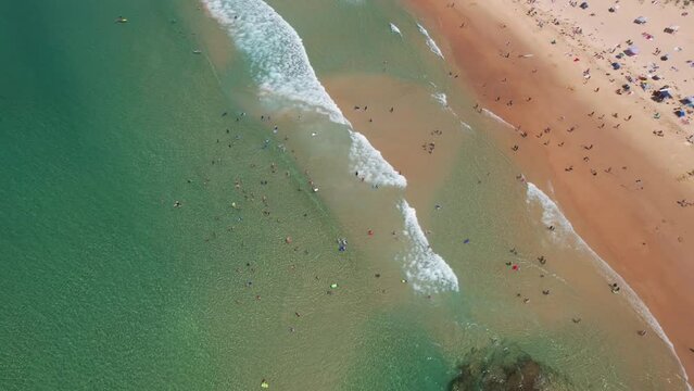 Summer beach fun on New South Wales South Coast