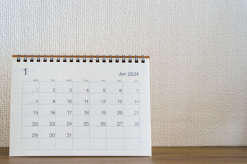 2024卓上カレンダー