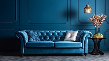 Beautiful luxury pillow on sofa