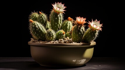 Cereus cactus in a pot