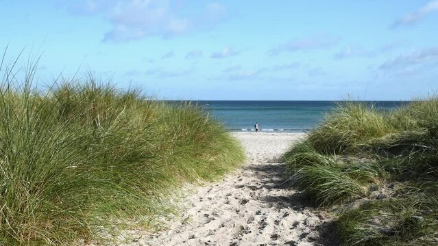 Strandzugang an der Ostseek&uuml;ste