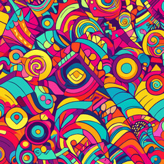 Colorful  graffiti abstract background digital wallpaper asymmetric 