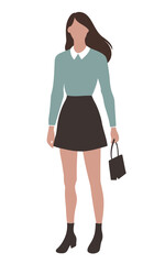 woman with shopping bags