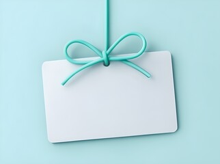 gift card with ribbon