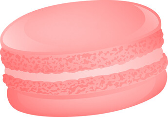 Pink Macaron Top View