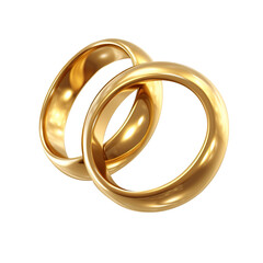 two gold rings