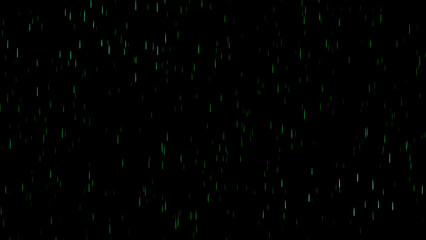Abstract acid rain on a black background. Design. Concept of nature and water pollution.