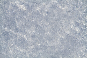 an ice pattern consisting of many flat crystals