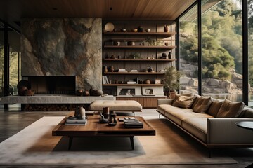 mountain living room