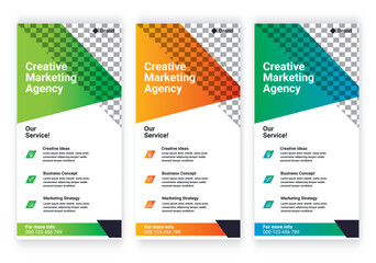 Creative business Instagram story template design