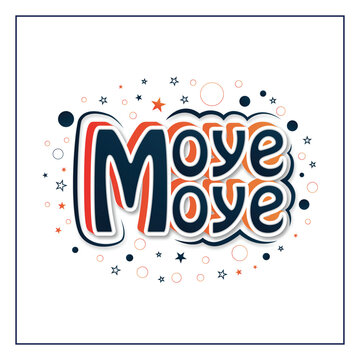 Typography vector design.