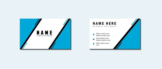 double side finance business card design online free portfolio project service