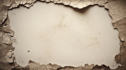 Torn grunge paper with tore edge background